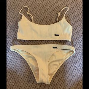 ON HOLD yellow triangl bikini